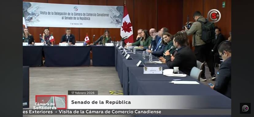 CanCham delegation at Mexican Senate